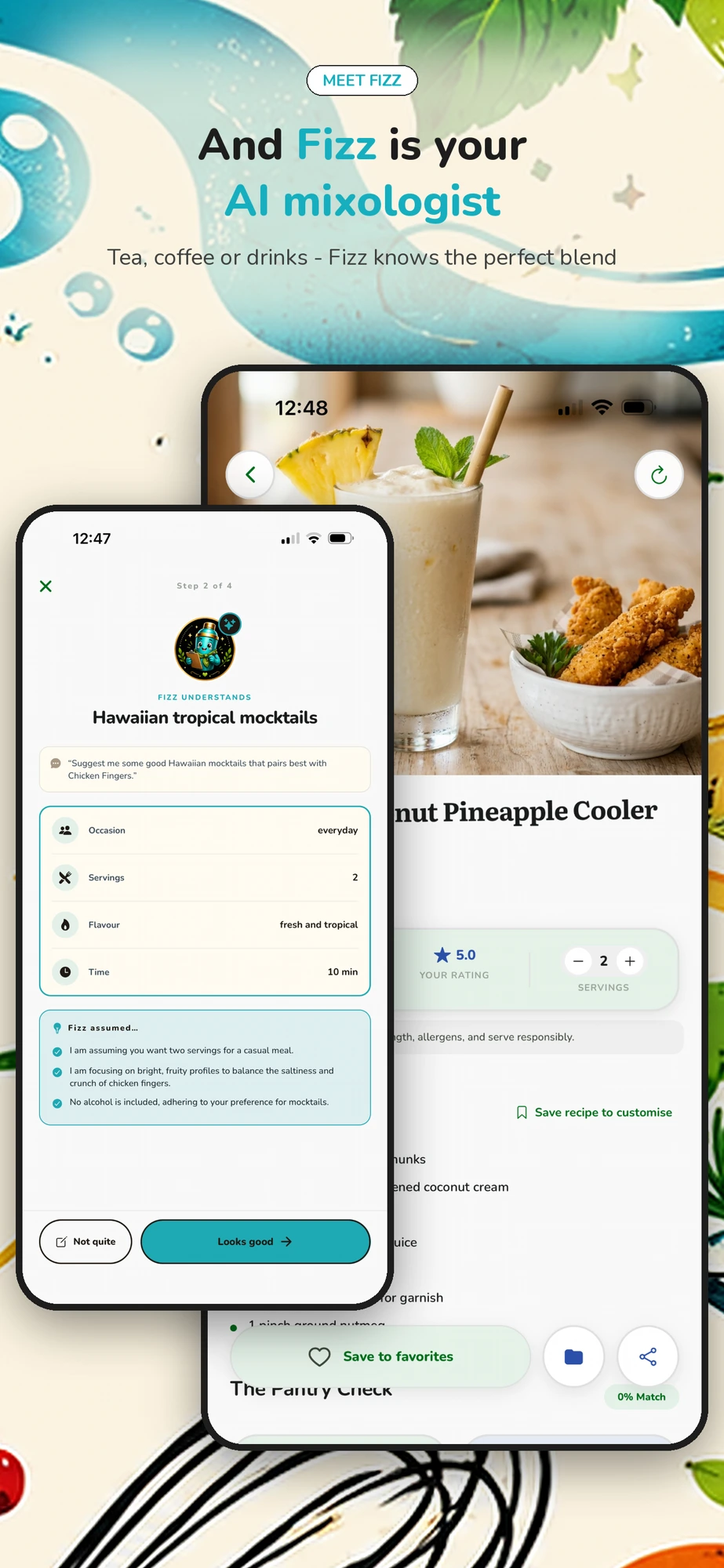 Meet Fizz, your AI mixologist